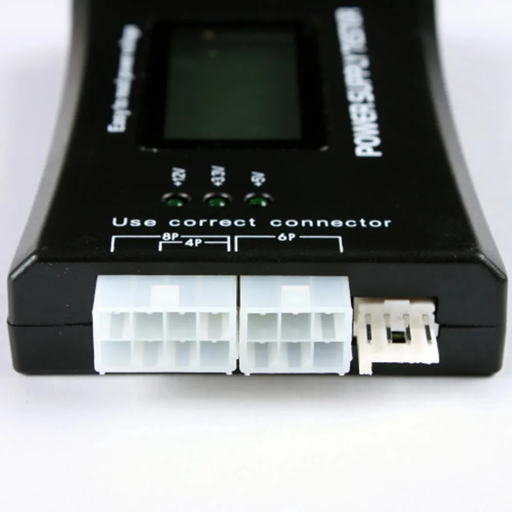 2018 جديد 1 قطعة شعبية جديد الكمبيوتر PC امدادات الطاقة فاحص مدقق 20/24 دبوس SATA HDD ATX BTX متر LCD دروبشيبينغ
