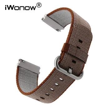 

22mm Quick Release Nylon Watchband for LG G Watch Urbane Asus ZenWatch 1 2 Men WI500Q WI501Q Cookoo Wrist Band Fabric Belt Strap