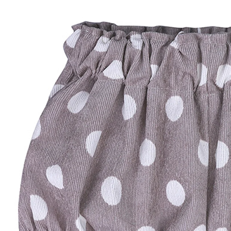 Детские шаровары для новорожденных мальчиков штаны из полипропилена вельветовые От 0 до 5 лет Kawaii треугольные шорты в горошек брюки для малышей