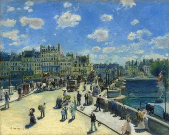 

One piece Monet Canvas Painting City street scenery Art Picture Home Decor On Canvas Wall Prints Artworks