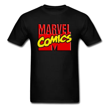 

Cheap Newest T Shirt Marvel Comics Icon Red Typography Men T-Shirts Type Print 100% Cotton Tops Male Sweatshirts Hot Sale