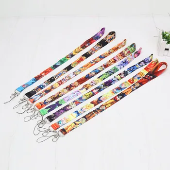 

10pcs/lot 45cm Dragon Ball Z Mobile Phone Rope Neck Straps Neck Rope Keys Camera ID Card Lanyard Dragon Ball Figure