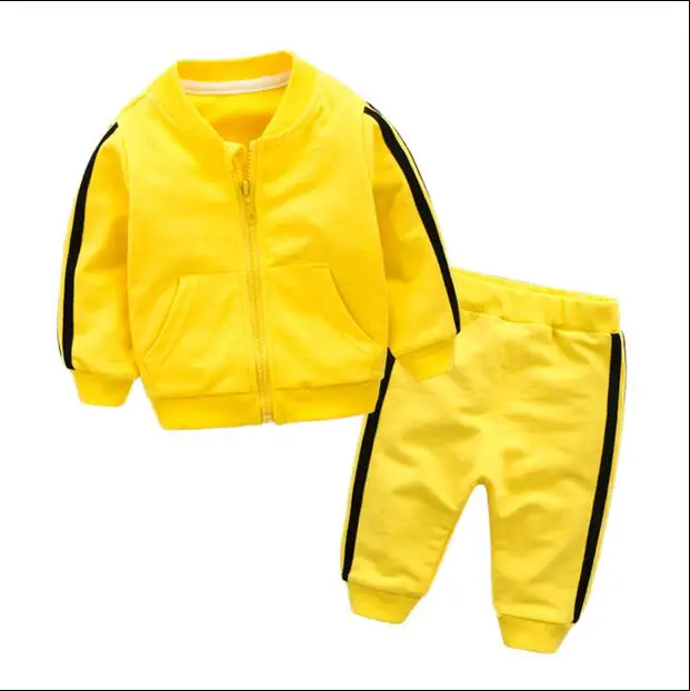 

2017 Spring Autumn Children Boys Girls Tracksuits Boys Jacket+Pants 2pcs/sets Children Cute Casual Suit Sport Kids Boys Outfits