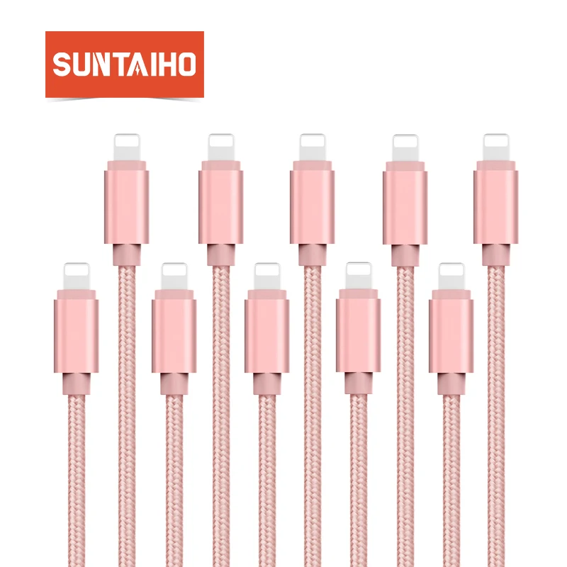 10-Pack Suntaiho 8Pin USB Cable for iPhone 5s 6 7 Plus ,USB Charging Data Cable for iPhone X 8 Plus 10-Pack Suntaiho 8Pin USB Cable for iPhone 5s 6 7 Plus ,USB Charging Data Cable for iPhone X 8 Plus