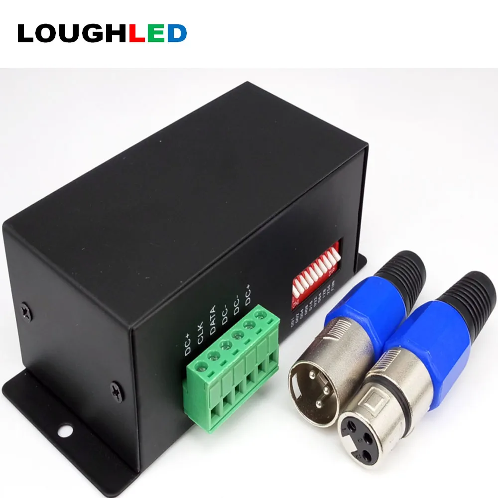 

DMX512 full color decoder Support IC :LPD6803 WS2801 WS2811 TM1903 TM1809 pls specify the required IC number