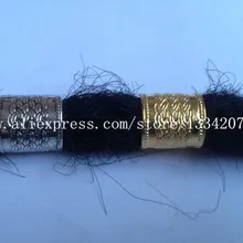 2 шт./партия смешанные Серебристые золотистые косы для волос dread dreadlock бусины зажимы для волос 10 мм отверстие