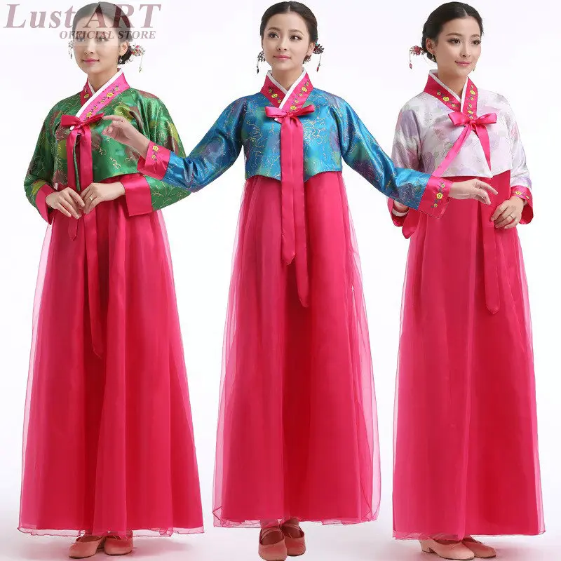 New arrival korean hanbok vintage korean traditional dress ladies women