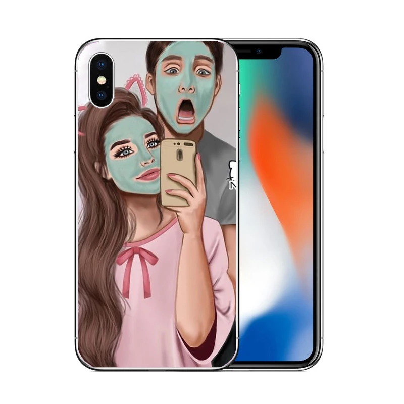 Чехол для мобильного телефона best friend forever lovers для iphone 6 6S 7 8 Plus 5S 5 SE X XR XS Max 10