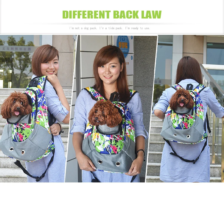 Рюкзак-переноска для домашних животных, 4 цвета, для собак, плечи, передняя часть, сумка для собак, кошек, дорожная сумка, сетчатый рюкзак для путешествий, плечевой ремень