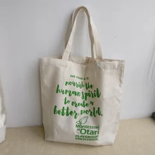 300 шт./лот 35x40x10 см на заказ с напечатанным логотипом компании хлопок холст Эко многоразовые сумки для покупок складные пакеты для бакалейных товаров