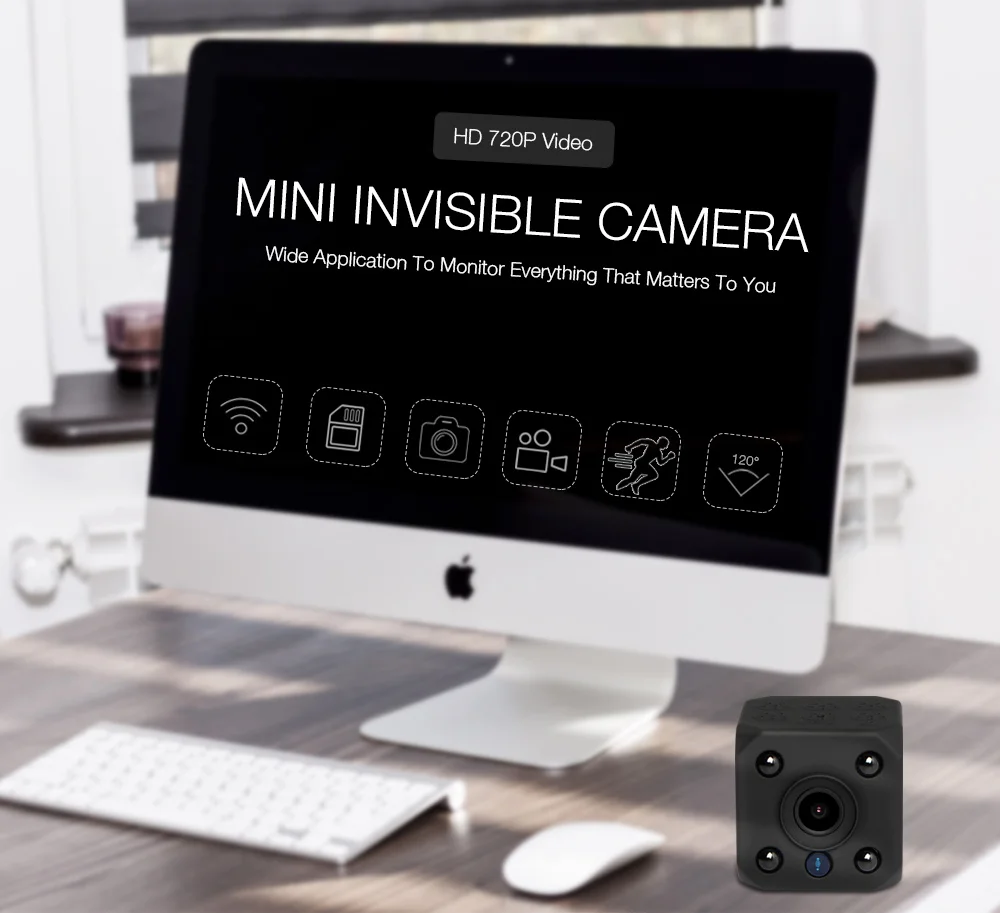 720 P HD wifi Беспроводная мини ip-камера ночного видения Обнаружение движения мини видеокамера петля видео рекордер Встроенная батарея