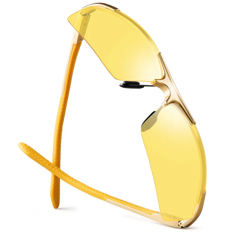 SOXICK бренд ночного видения вождения солнцезащитные очки желтые линзы классические Антибликовые Защитные спортивные поляризационные солнцезащитные очки