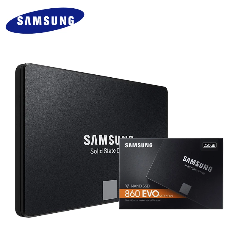 

Samsung 860 EVO SSD 250GB 500GB 1TB Internal Solid State Disk HDD Hard Drive SATA3 2.5 inch Laptop Desktop PC Disk HD SSD