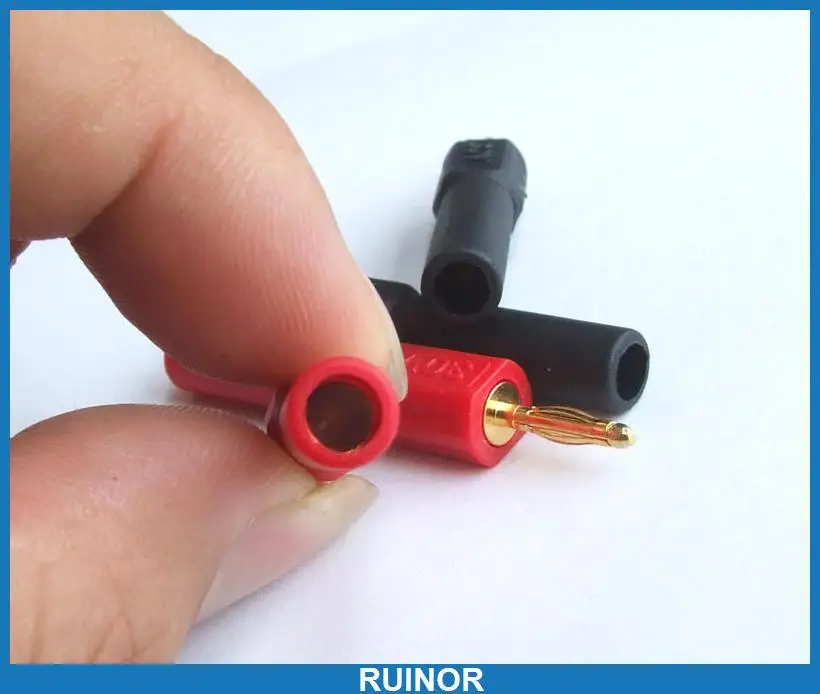 10x 2mm Messing Bananenbuchse Jack für Audio Kabel Stecker AA