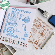 

Edison Invention Memory Transparent Silicone Clear Rubber Stamp Sheet Cling Sheet Scrapbooking DIY Album Diary Paper Craft Decor
