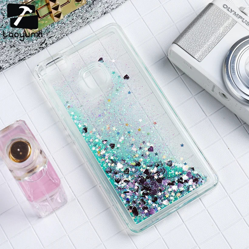 

TAOYUNXI Liquid Glitter Phone Case For Huawei P9 Lite P9 Mini G9 G9 Lite VNS-L21 VNS-L22 VNS-L23 VNS-L31 VNS-L53 Soft TPU Covers