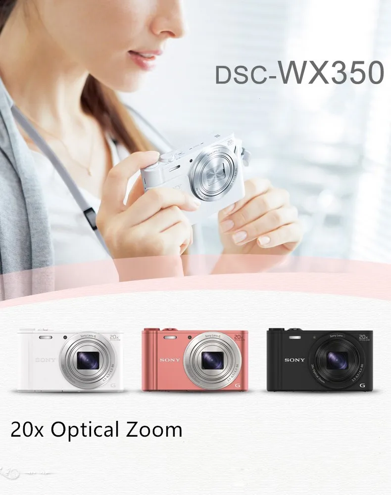 SONY cámara Digital compacta WX350, dispositivo de 18,2 MP, con Zoom 20x,  Wi Fi, Sony WX350, totalmente nueva, original, DSC WX350|Cámaras estilo  apuntar y disparar| - AliExpress