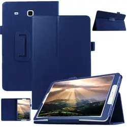 Умный тонкий чехол с зернистой текстурой задняя крышка с отделкой поверхности в стиле "для Samsung Galaxy Tab E 9,6" T560 T561 планшета из искусственной