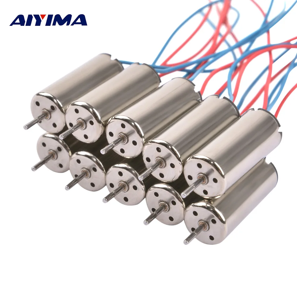 

AIYIMA 1Pcs 3.7V Hollow Cup Motors 46000Rpm 7*16mm No-load Current 120mA Coreless Motor Strong Power High Speed DIY Model