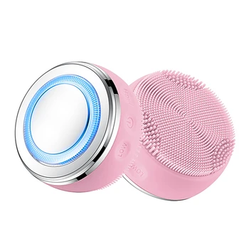 

EMS LED Photon Facial Cleaner Silicone Face Massager Skin Rejuvenation Acne Remover Wrinkle Lifting Face Brush Cleansing