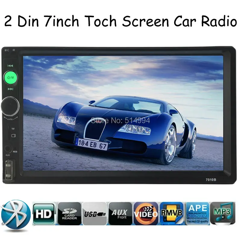 New arrival 2 Din 7 inch LCD Touch screen font b car b font radio player