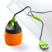 CLAITE 200LM светодиодный портативный фонарь с питанием от USB для кемпинга, светильник для палатки, водонепроницаемый, с цепью, USB, ночник