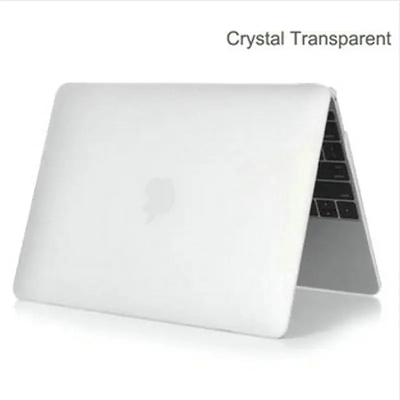 

Transparent crystal cover Case For Apple Macbook laptop For Macbook air 11 pro 13 retina 12 15 sleeve Hard For Mac without logo
