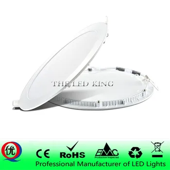 

Ultra Thin Round 2-in-1 SMD 2835 LED Downlight 3W 5W 7W 9W 12W Aluminum AC220V Driverless LED Ceiling Recessed Spot Light