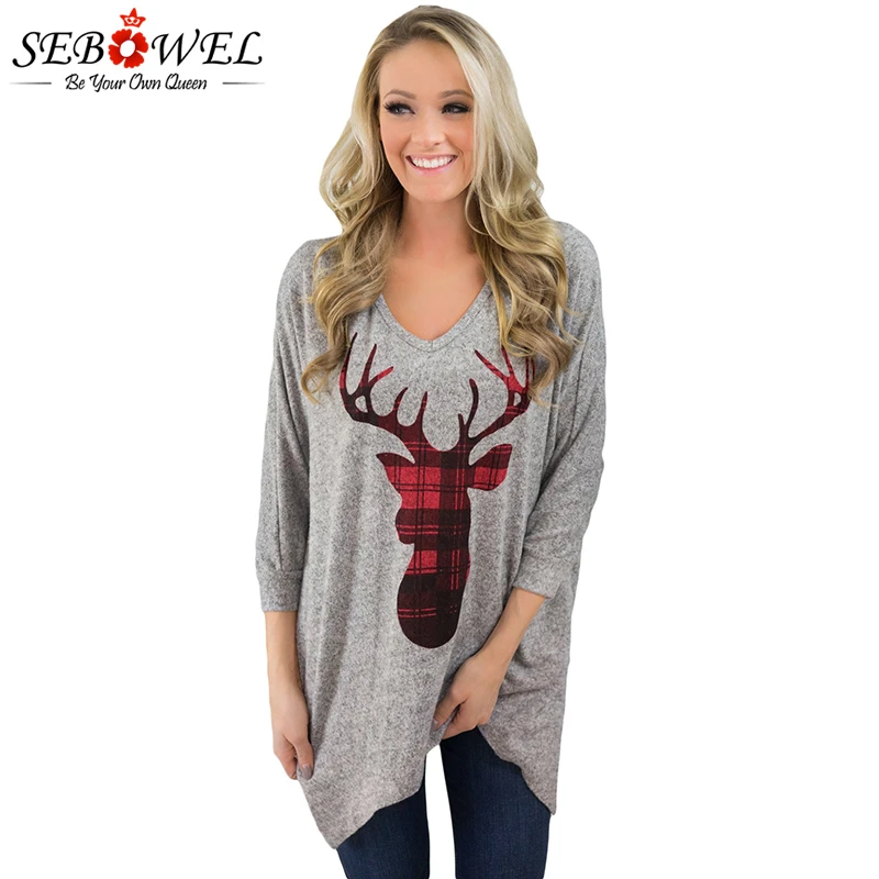 womens plus size christmas tunics