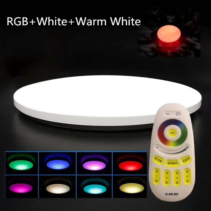 Современный цветной RGB + холодный белый теплый 2 4G RF дистанционное управление