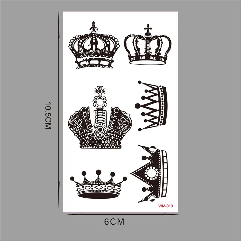 

Wall sticker Water transfer DIY poster stickers wall stickers for kids rooms home decoration accessories Different crown WM019