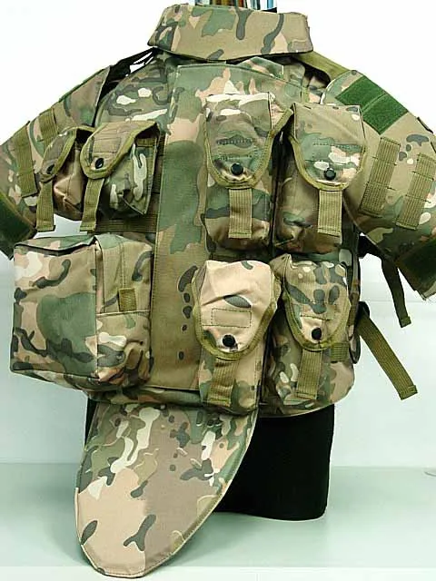 OTV Tactical Vest Camouflage combat Body Armor With Pouch/Pad ACU USMC Airsoft Military Molle Assault Plate Carrier CS Clothing