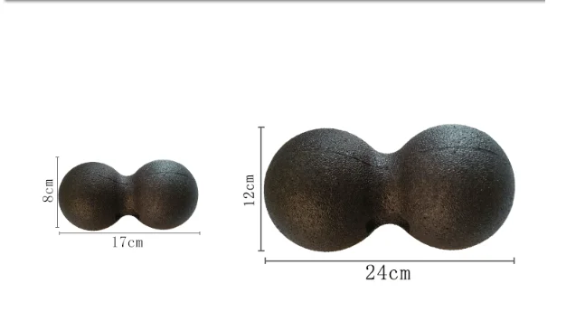 Myofascial релиз фитнес арахисовый Массажный мяч фасции массажер роликовый Пилатес Йога тренажерный зал расслабляющий тренажер фитнес-Мячи