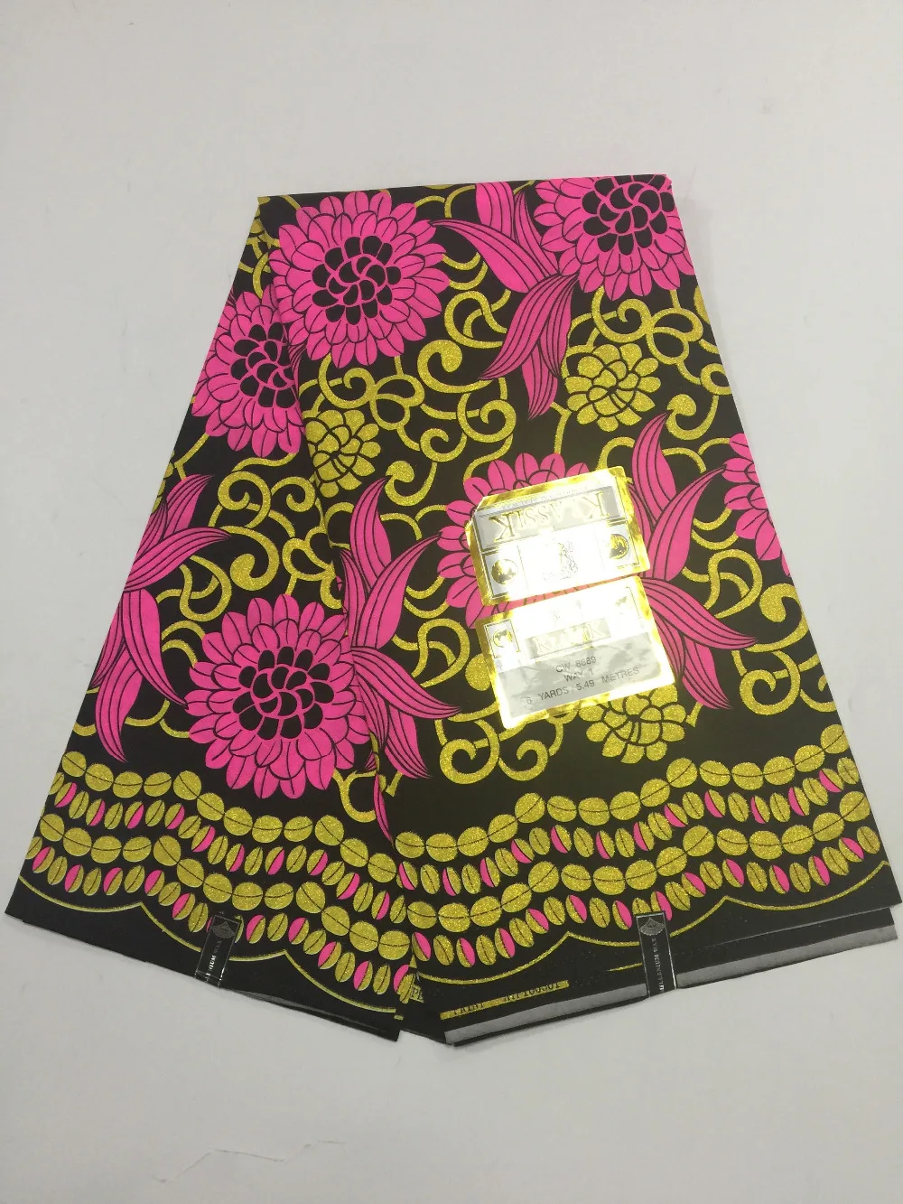 Wax fabric Bronzing Reactive print 6yard/lot SN-BZ15 | Дом и сад