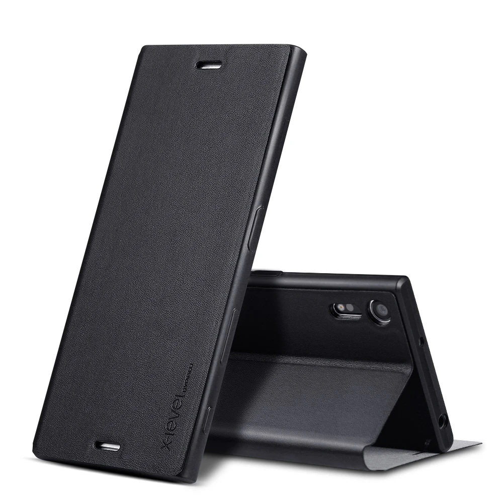 

X-Level Business style leather flip phone case for Sony Xperia Z Ultra XL39H brand luxury case cover