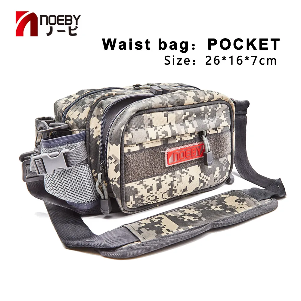 

2018 full-new style NOEBY fishing tackle bag Waterproof pocket bag outdoor fishing bag fishing tackle tool fishing equipment