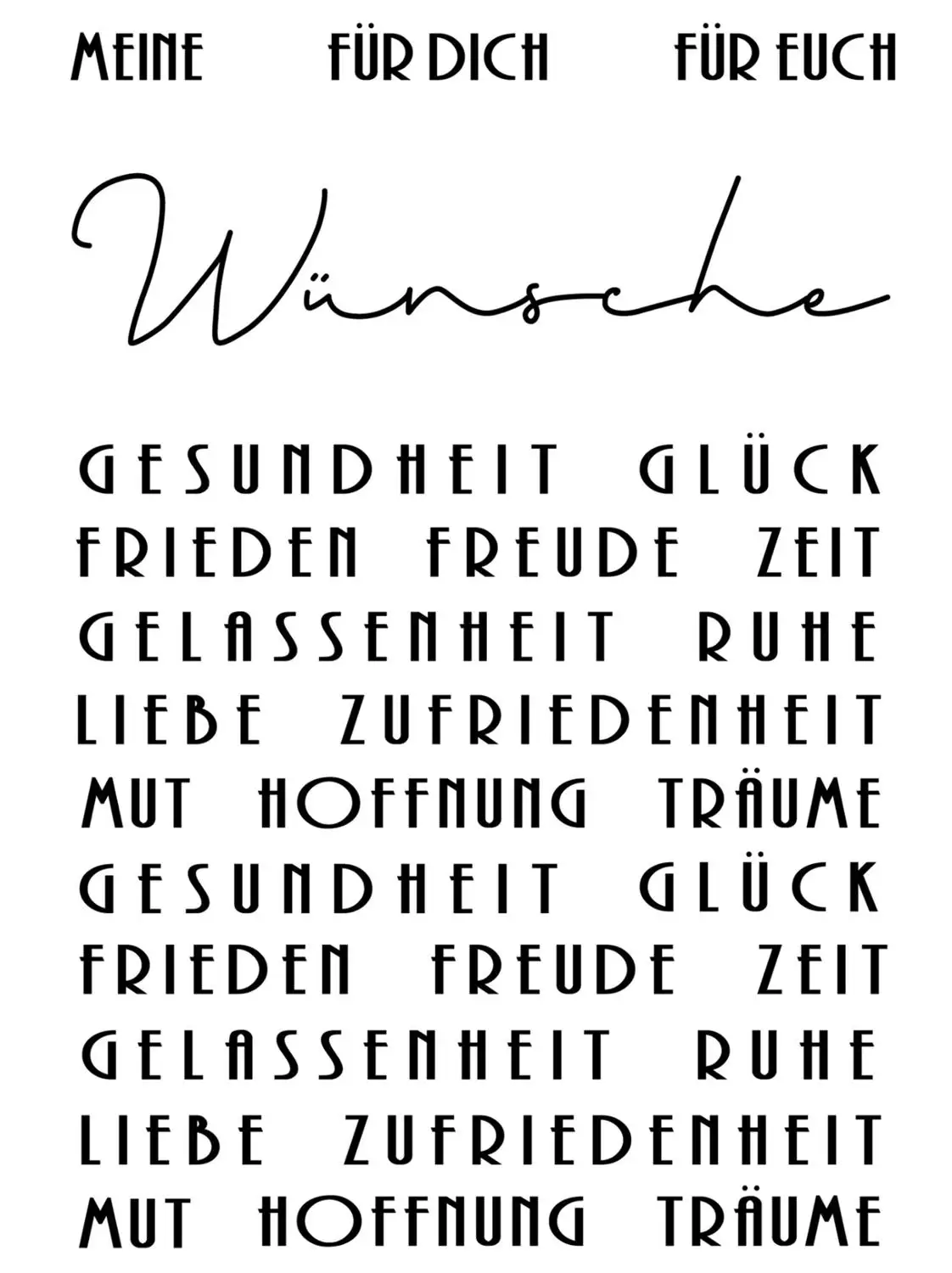 

CLEAR STAMP German DIY Scrapbook Card album paper craft silicon rubber roller transparent stamps 33