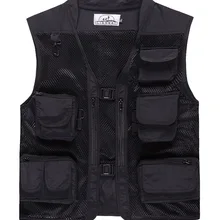 Летний жилет для мужчин, военный Быстросохнущий сетчатый жилет, жилет для фотографии, охотник на поле, рабочая куртка без рукавов, камуфляжная одежда