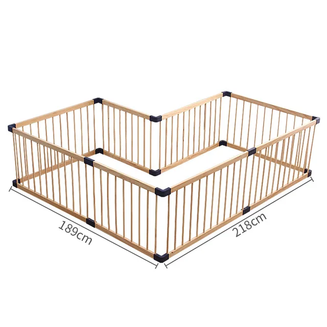 61cm Height Single pcs Solid wood gate baby playpen export no smell