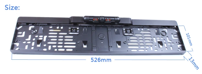 Koorinwoo парктроник ЕС Европейский номерной знак рамка заднего вида камера ИК датчик парковки автомобиля 2 обратный радар зуммер помощь Авто