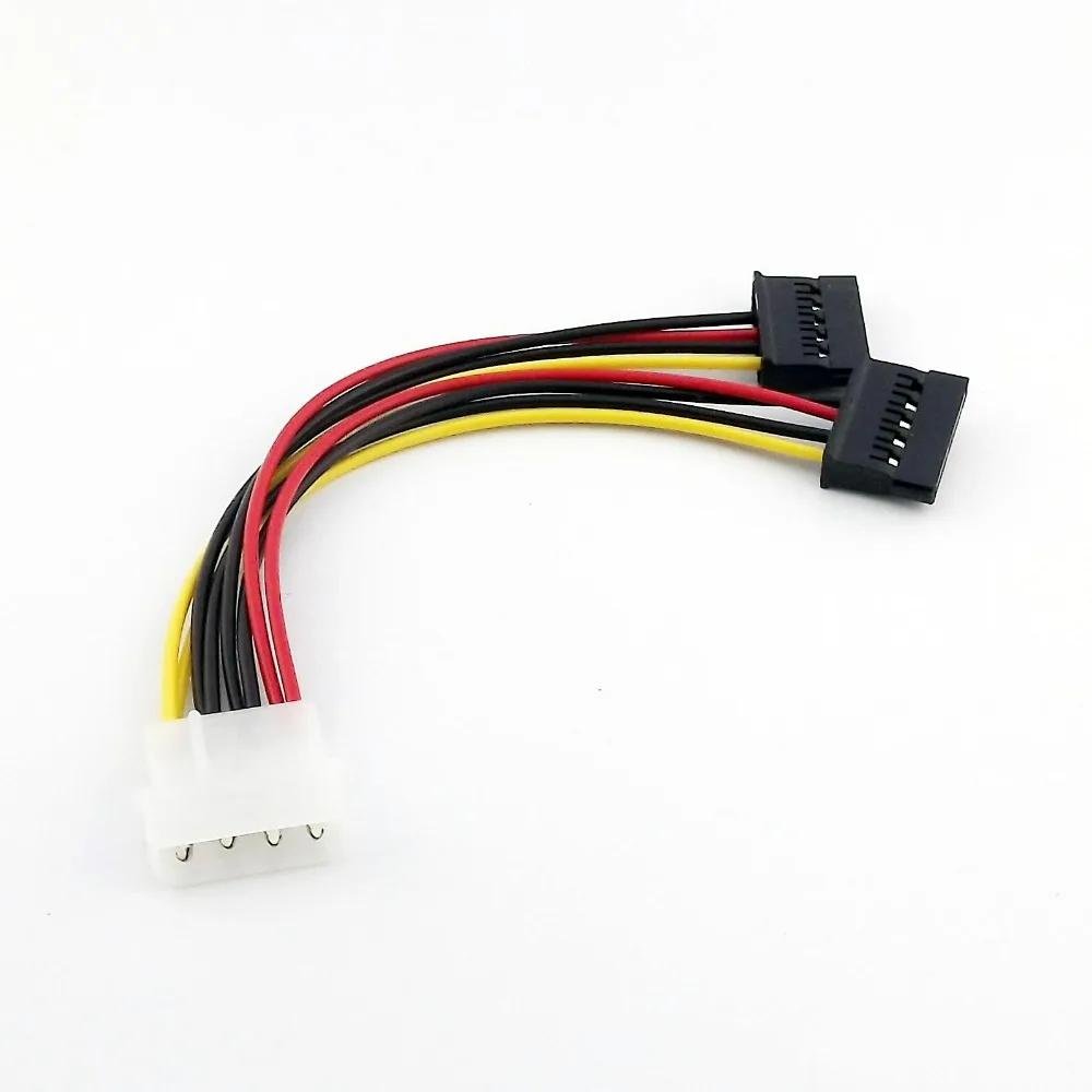 5x IDE Molex 4 контактный штекер двойной SATA 15 Женский адаптер питания|Компьютерные