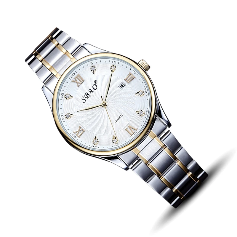 

Automatic Men roman numerals wristwatch mens Quartz waterproof business Watch top quality famous datejust clock vintage guess