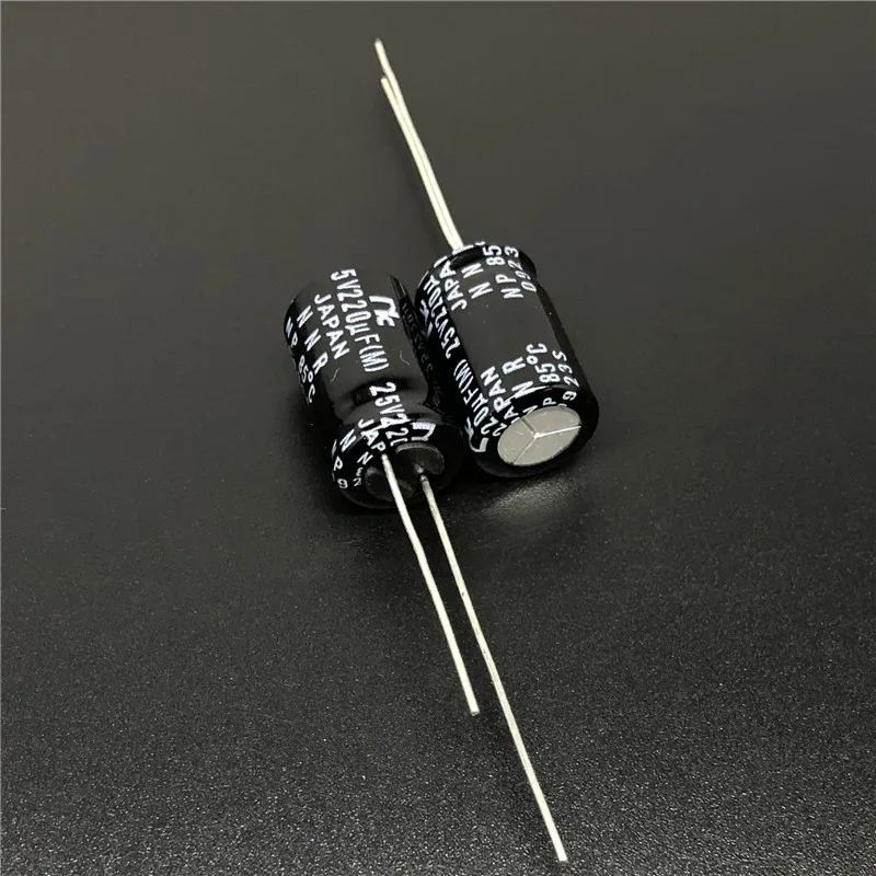 

10pcs 220uF 25V Japan NIC NNR Series 10x16mm 25V220uF Bipolar Non Polar Aluminum Electrolytic capacitor