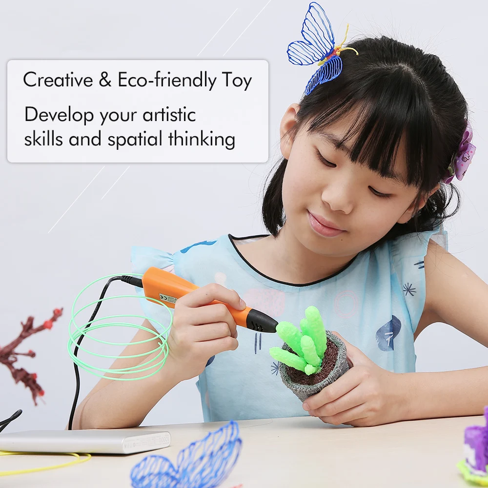 Aibecy 3D Ручка для печати с держателем ручки работа ABS PLA нить детей Искусство