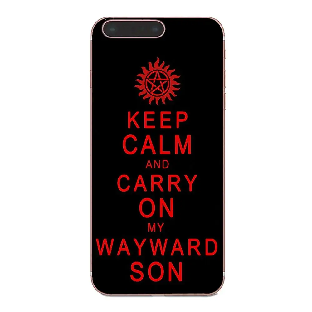 Чехлы из ТПУ для Huawei P8 P9 P10 P20 P30 Mate 7 8 9 10 20 Lite Plus Pro 2017 Tv Supernatural Carry On My Wayward