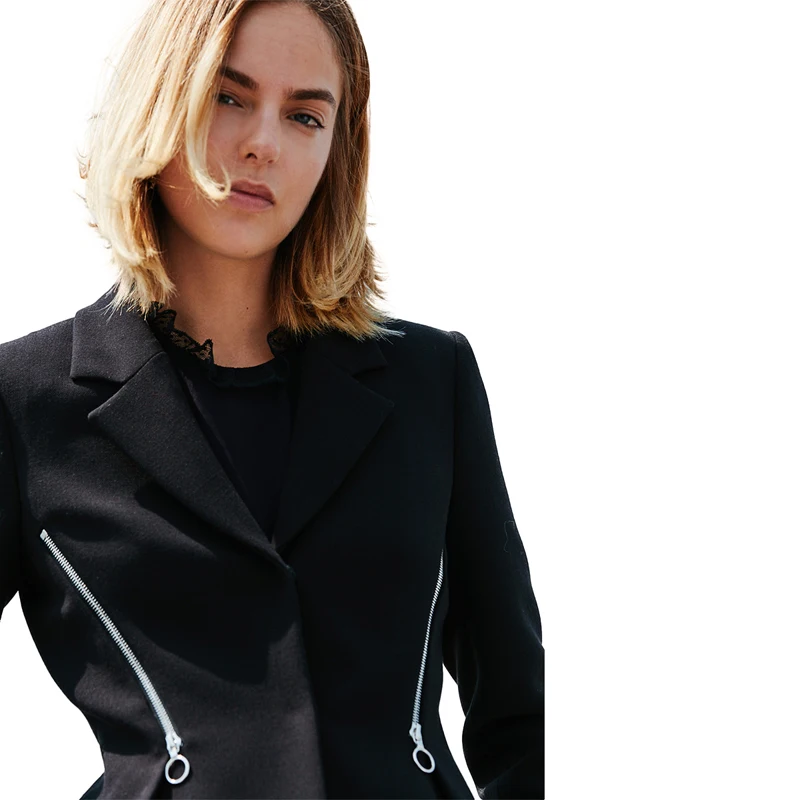 Domoda леди Пальто для будущих мам модная верхняя одежда femalesolid черный повседневные