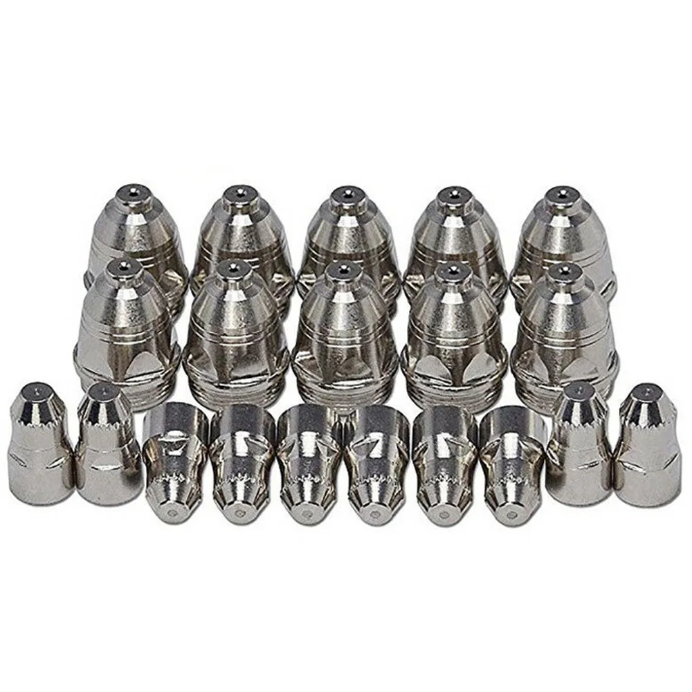 

25pcs P-80 Plasma Cutter Cutting Torch P80 Welding Consumables Electrode Tip Cup Plasma Cutter Cutting Torch Accessories