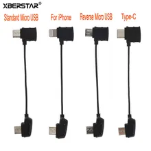 For DJI Mavic Pro RC Cable Type-C/ Reverse/Standard Micro USB Connector For iOS Phone Android device