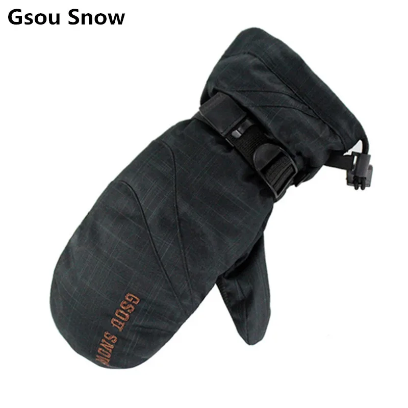 Gsou nieve esquí guantes de invierno nieve mitones Guantes de Snowboard guantes de esquí guantes ciclismo invierno guantes esqui handschoenen