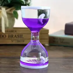 Дельфин Liquid Motion Bubbler таймеры, масло песочные часы сенсорные игрушки для отдыха визуальный пузырь для офиса и стол Декор подарки фиолетовый